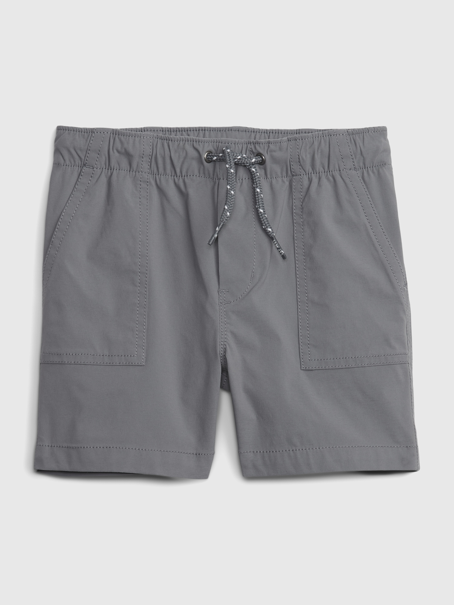 Gap Toddler Recycled Hybrid Pull-On Shorts gray. 1