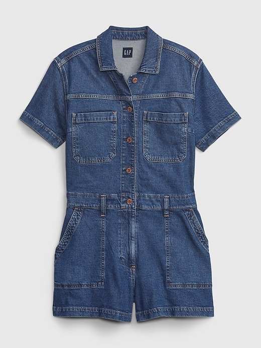 Bnwt Girls Gap Kids Denim Romper Size 4