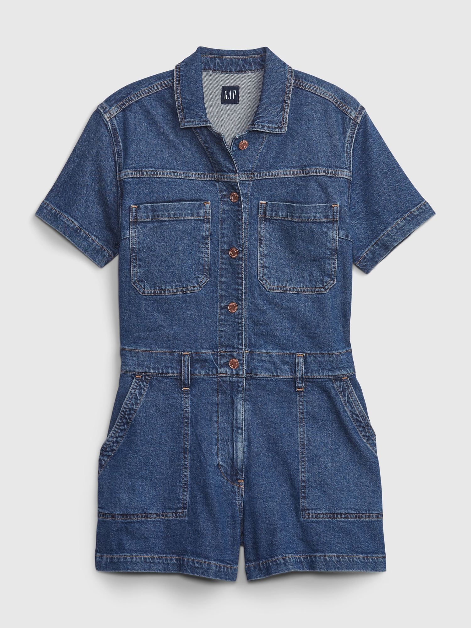 Denim Romper with Washwell | Gap