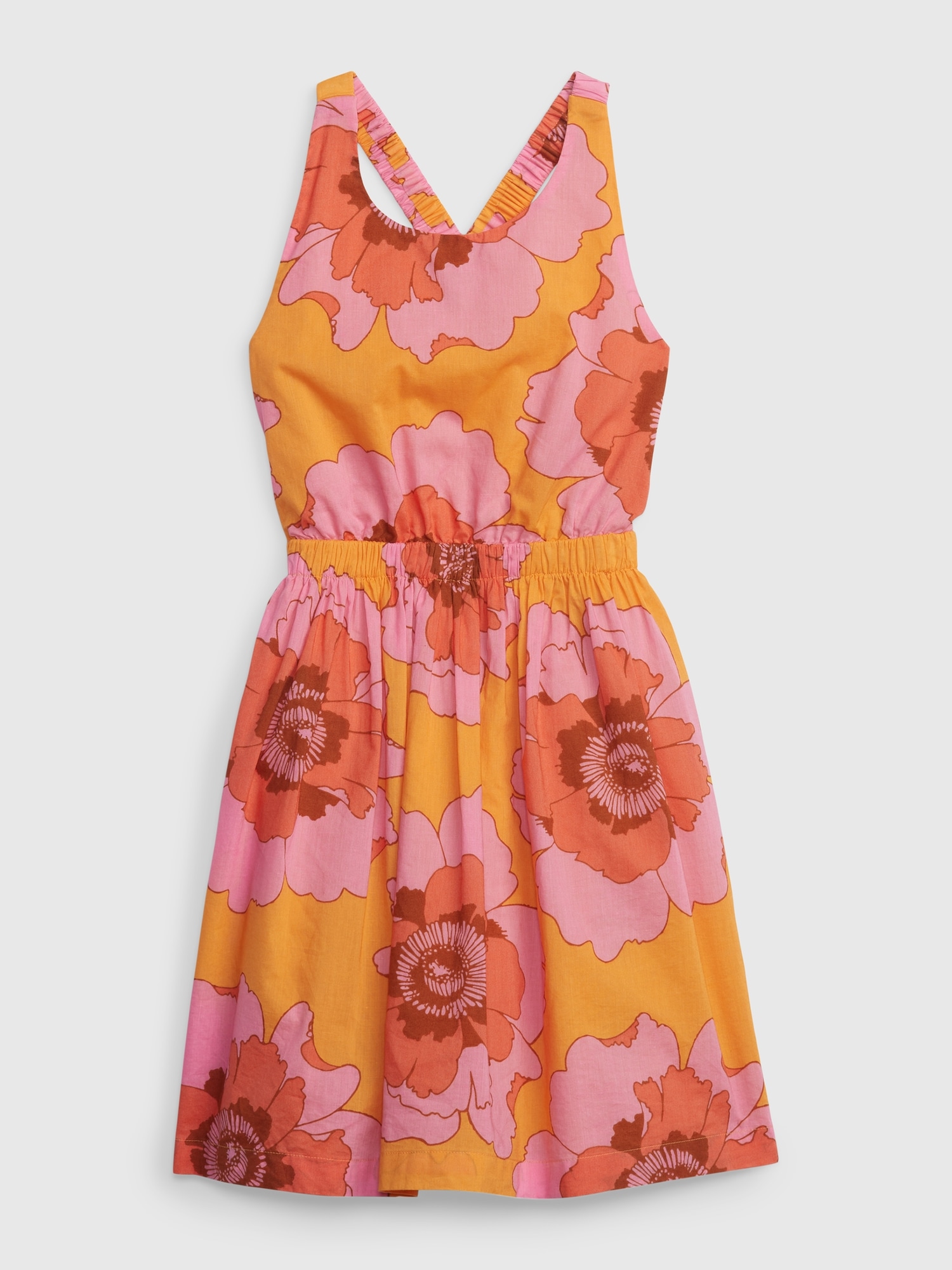 Gap Kids Criss-Cross Cutout Dress multi. 1 Gap Kids Criss-Cross Cutout Dress multi. 1