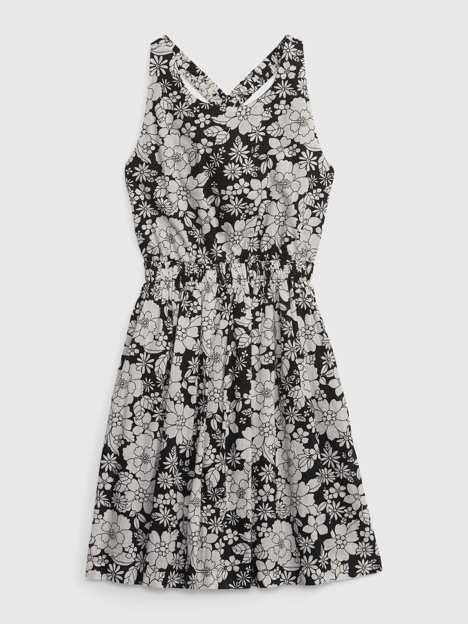 Gap Kids Criss-Cross Cutout Dress multi. 1 Gap Kids Criss-Cross Cutout Dress multi. 1