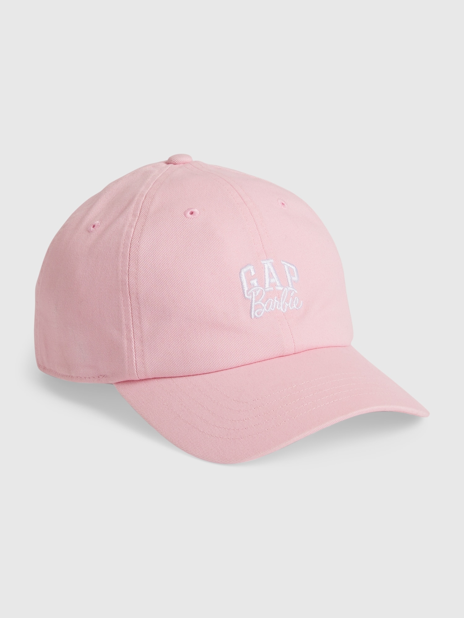 Gap &#215 Barbie&#153 Adult Arch Logo Baseball Hat pink. 1