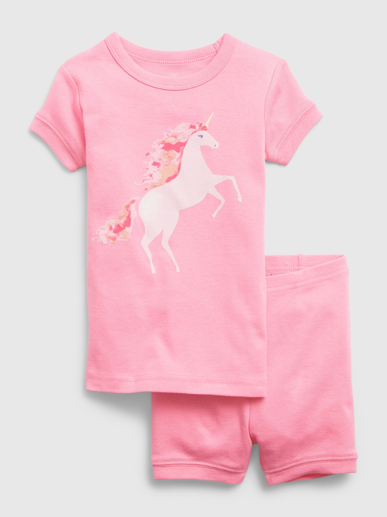 babyGap 100 Organic Cotton Unicorn PJ Shorts Set Gap