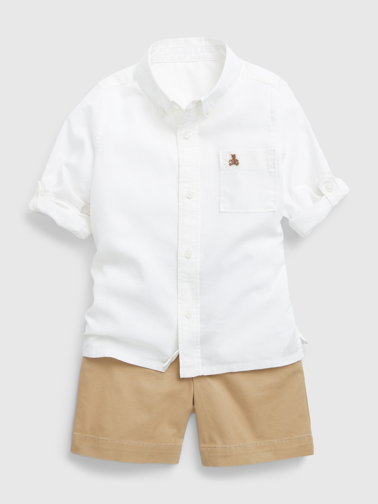 Toddler Linen Cotton Outfit Set Gap Toddler linen cotton outfit set gap
