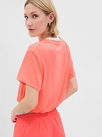 View large product image 4 of 9. GapFit Breathe Cropped T-Shirt