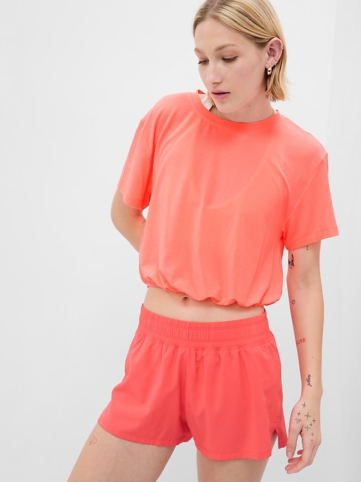 Image number 1 showing, GapFit Breathe Cropped T-Shirt