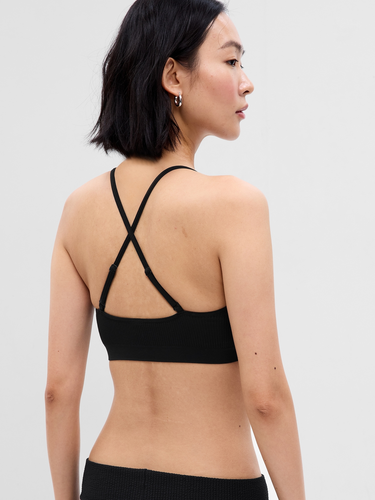 Seamless Rib Triangle Bralette