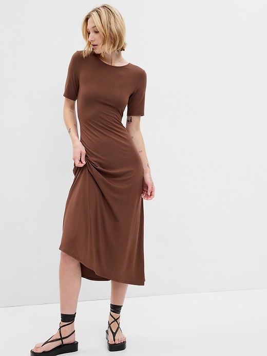 Image number 7 showing, Cutout Maxi T-Shirt Dress