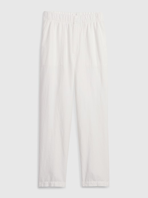 Image number 6 showing, Linen-Cotton Pull-On Pants