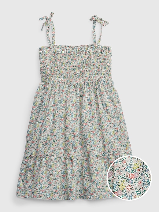 View large product image 1 of 1. Toddler Smocked Tiered Dress