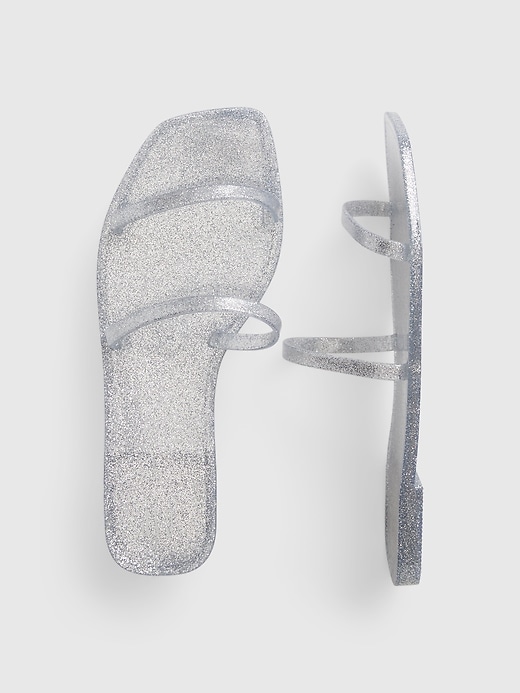 Jelly two strap sandals on sale