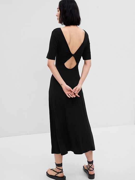 Image number 2 showing, Cutout Maxi T-Shirt Dress