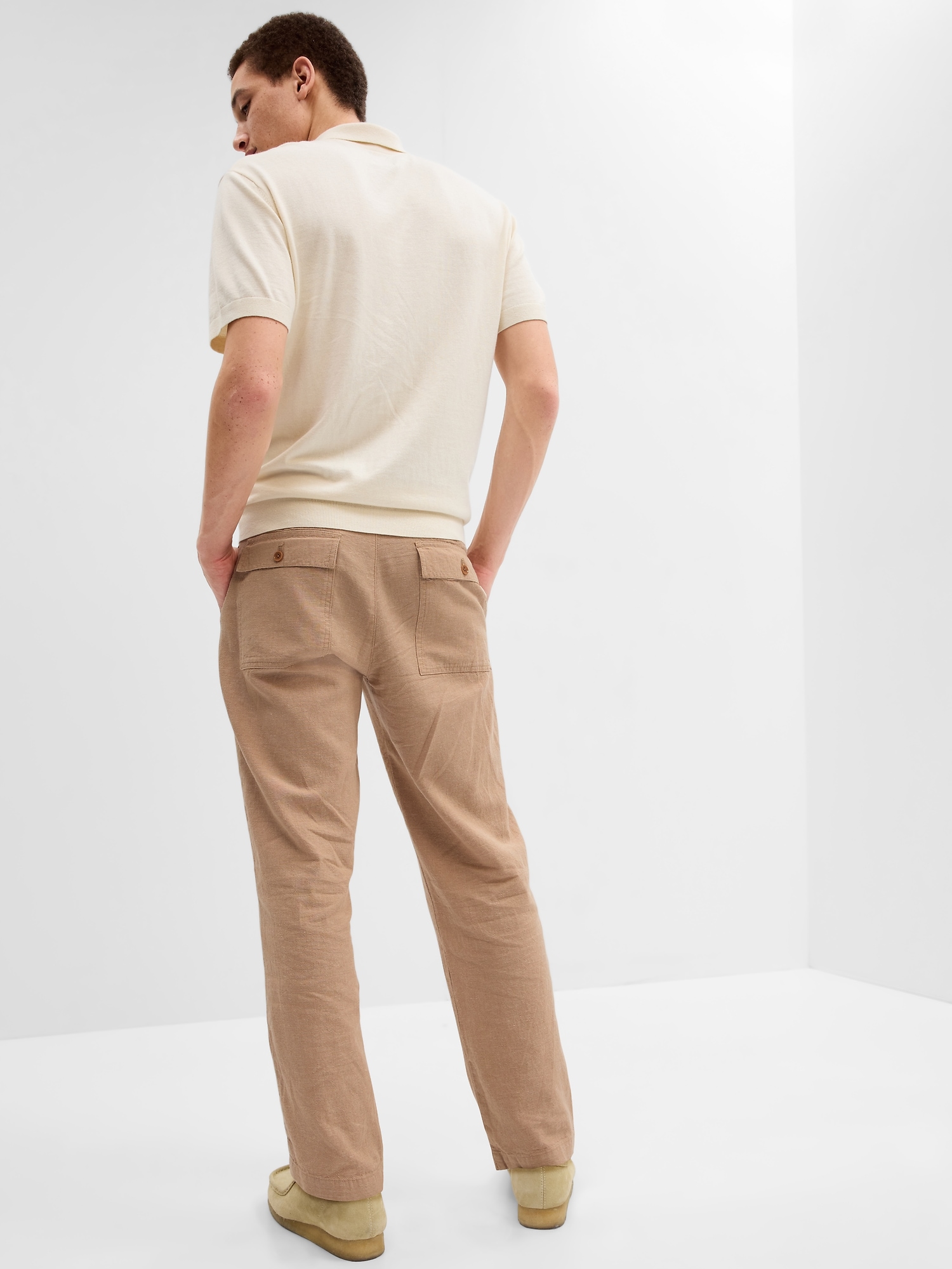 Linen-Cotton Pants