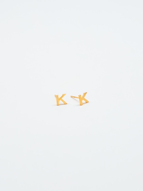 Admiral Row Gold Initial Earrings