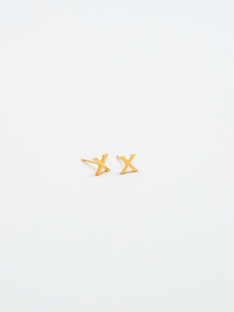 Admiral Row Gold Initial Earrings