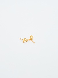 Image number 2 showing, Admiral Row Gold Initial Earrings