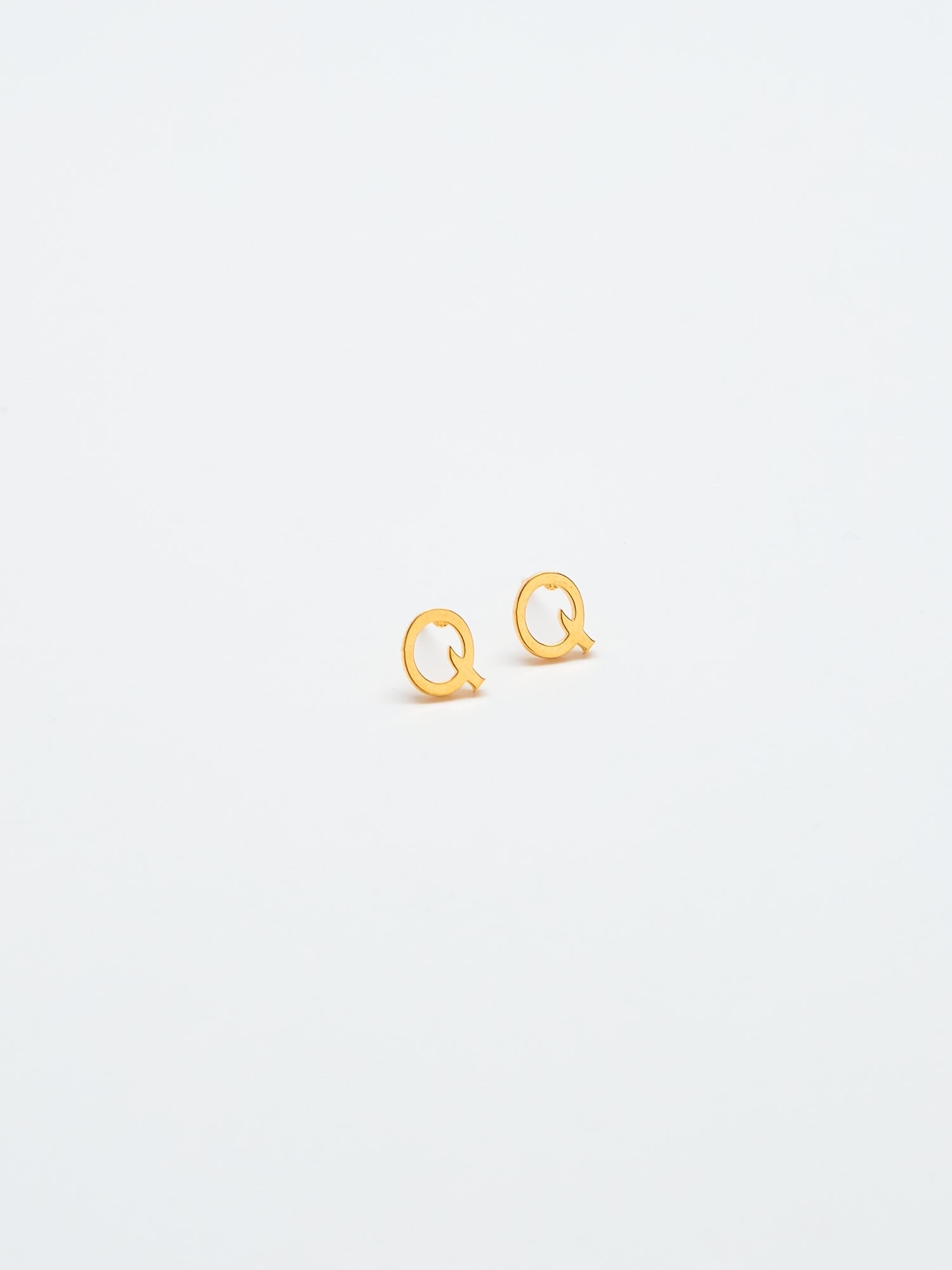 Gap Gold Initial Earrings