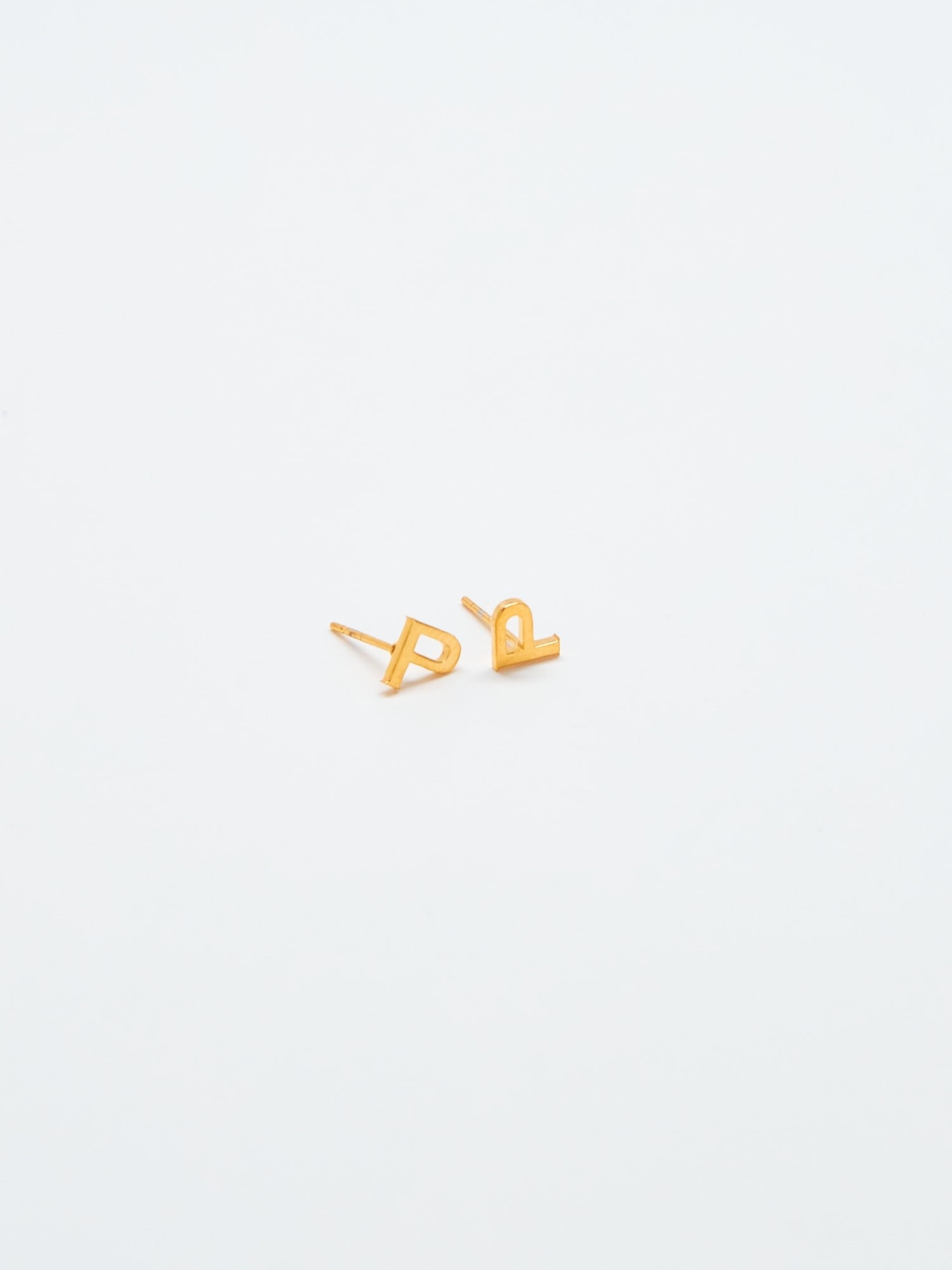 Gap Gold Initial Earrings