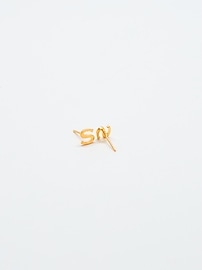 Image number 2 showing, Admiral Row Gold Initial Earrings