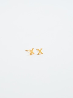 Gold Initial Earrings