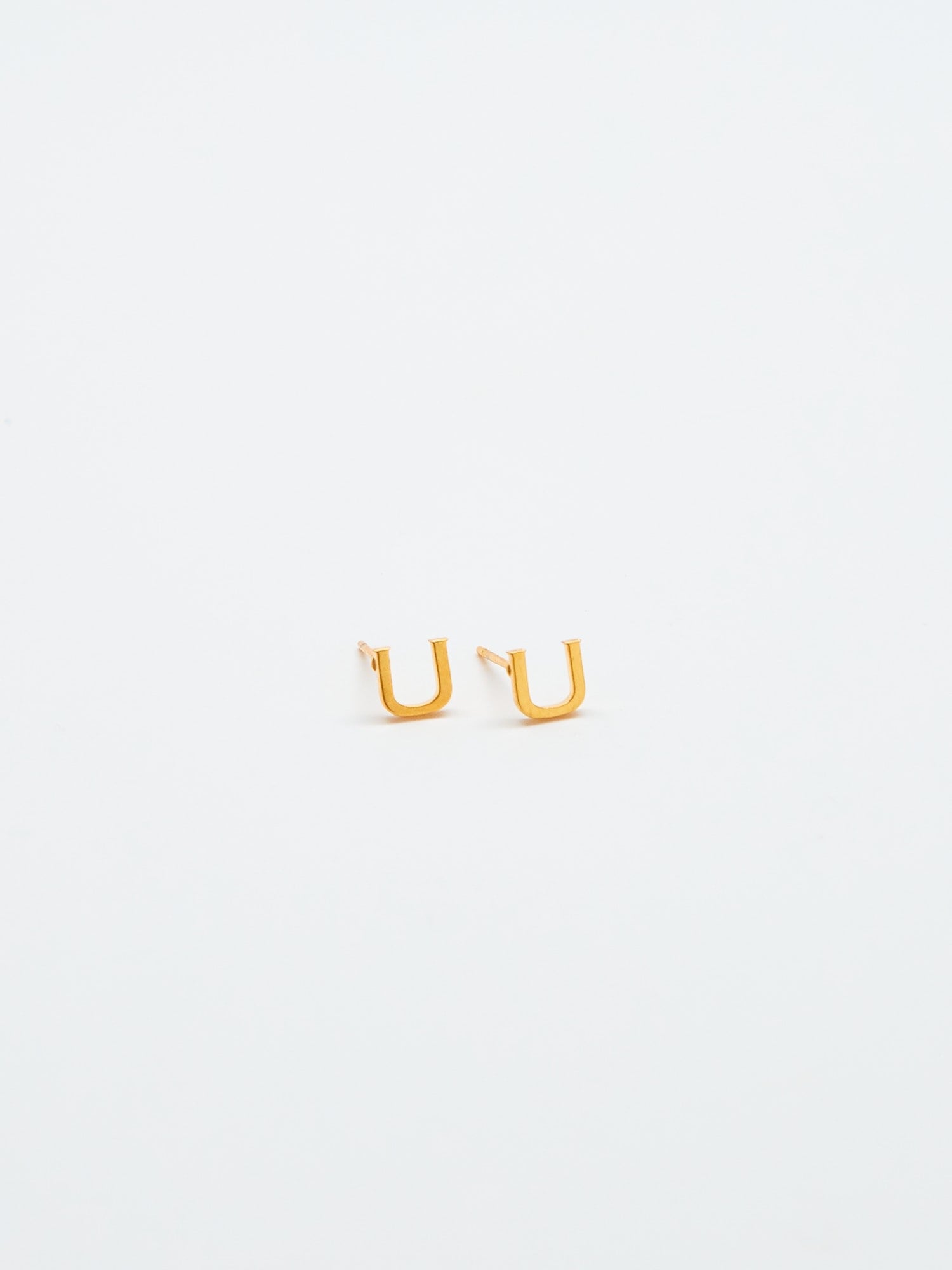 Gap Gold Initial Earrings