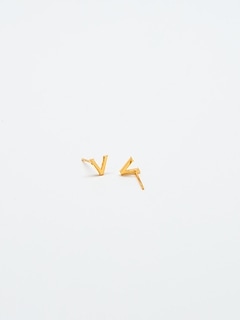 Gold Initial Earrings