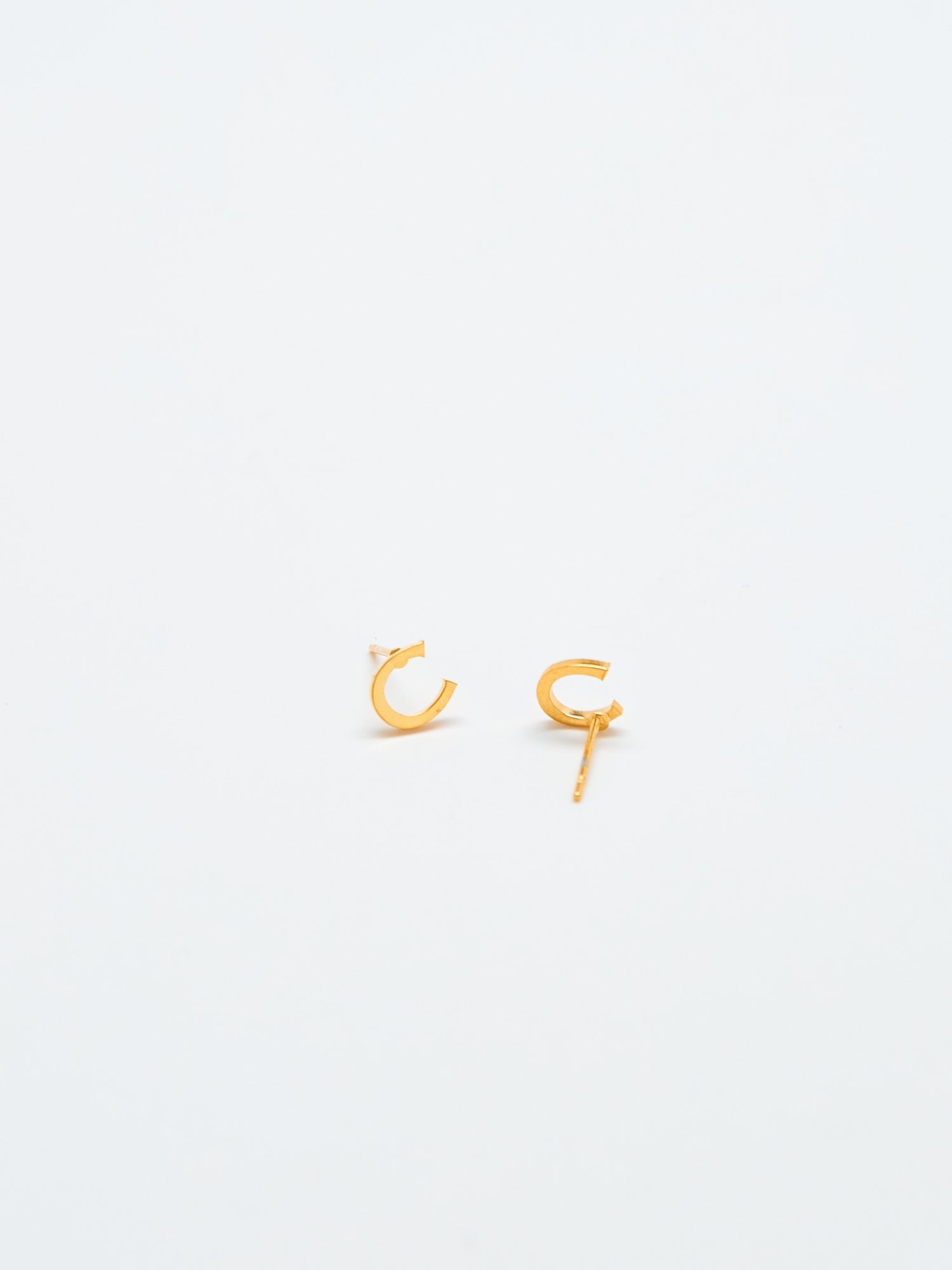 Gap Gold Initial Earrings