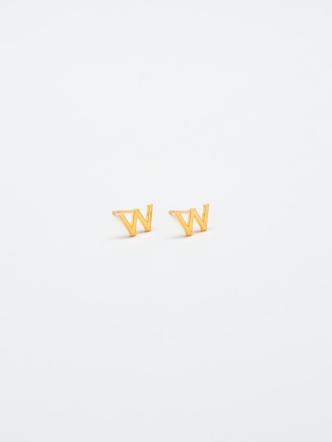 Admiral Row Gold Initial Earrings