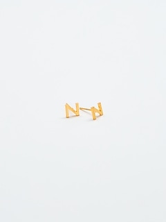 Gold Initial Earrings