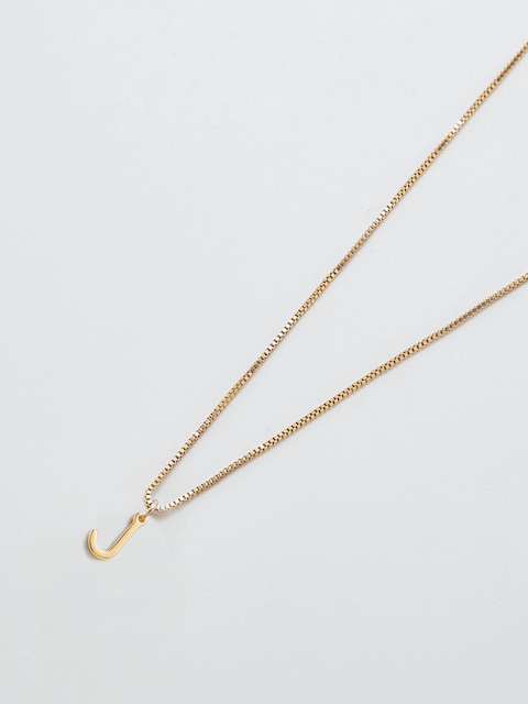 Admiral Row Gold Dainty Initial Necklace