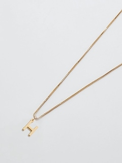 Gold Dainty Initial Necklace