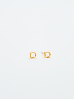 Gold Initial Earrings