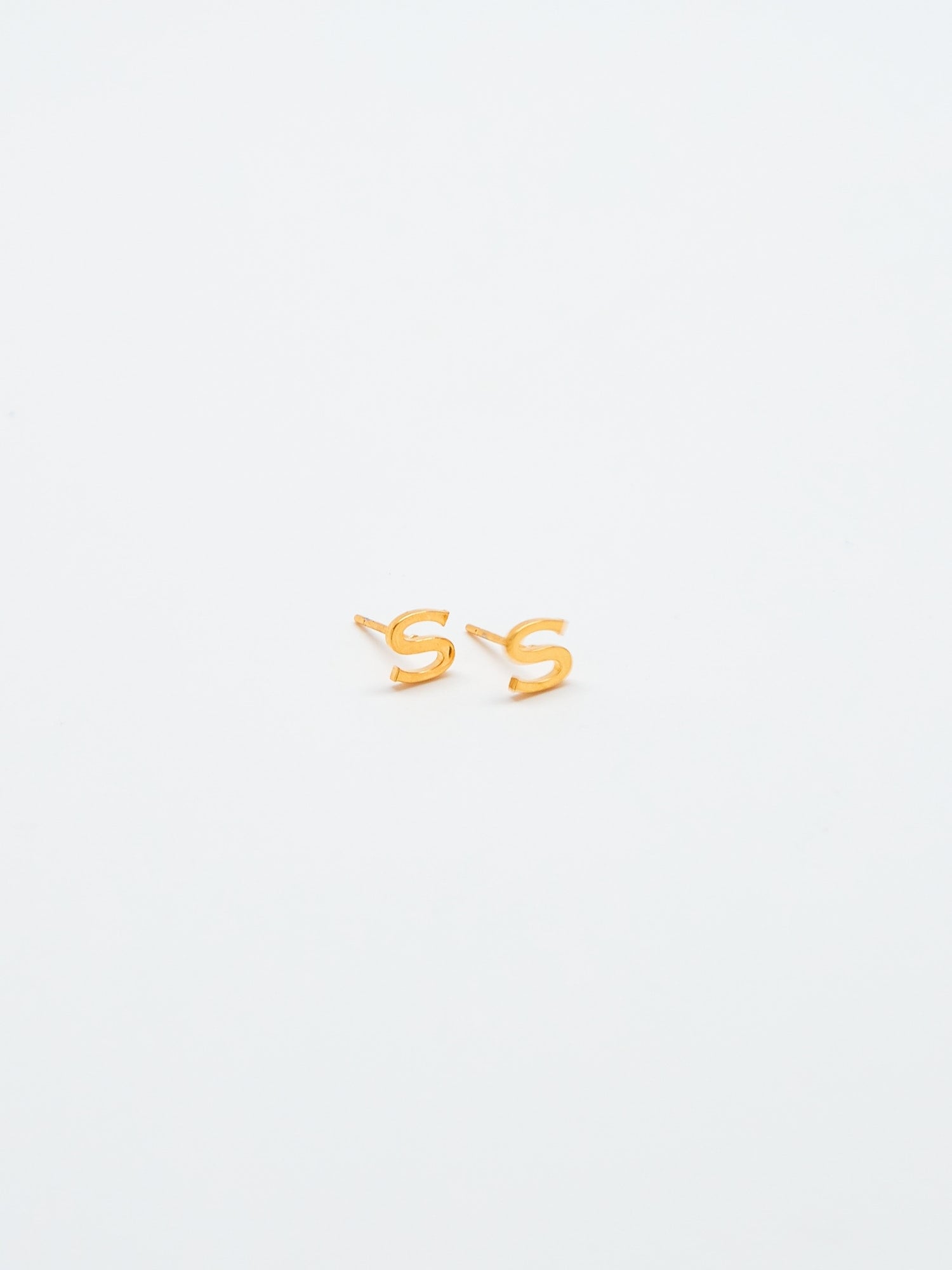 Gap Gold Initial Earrings