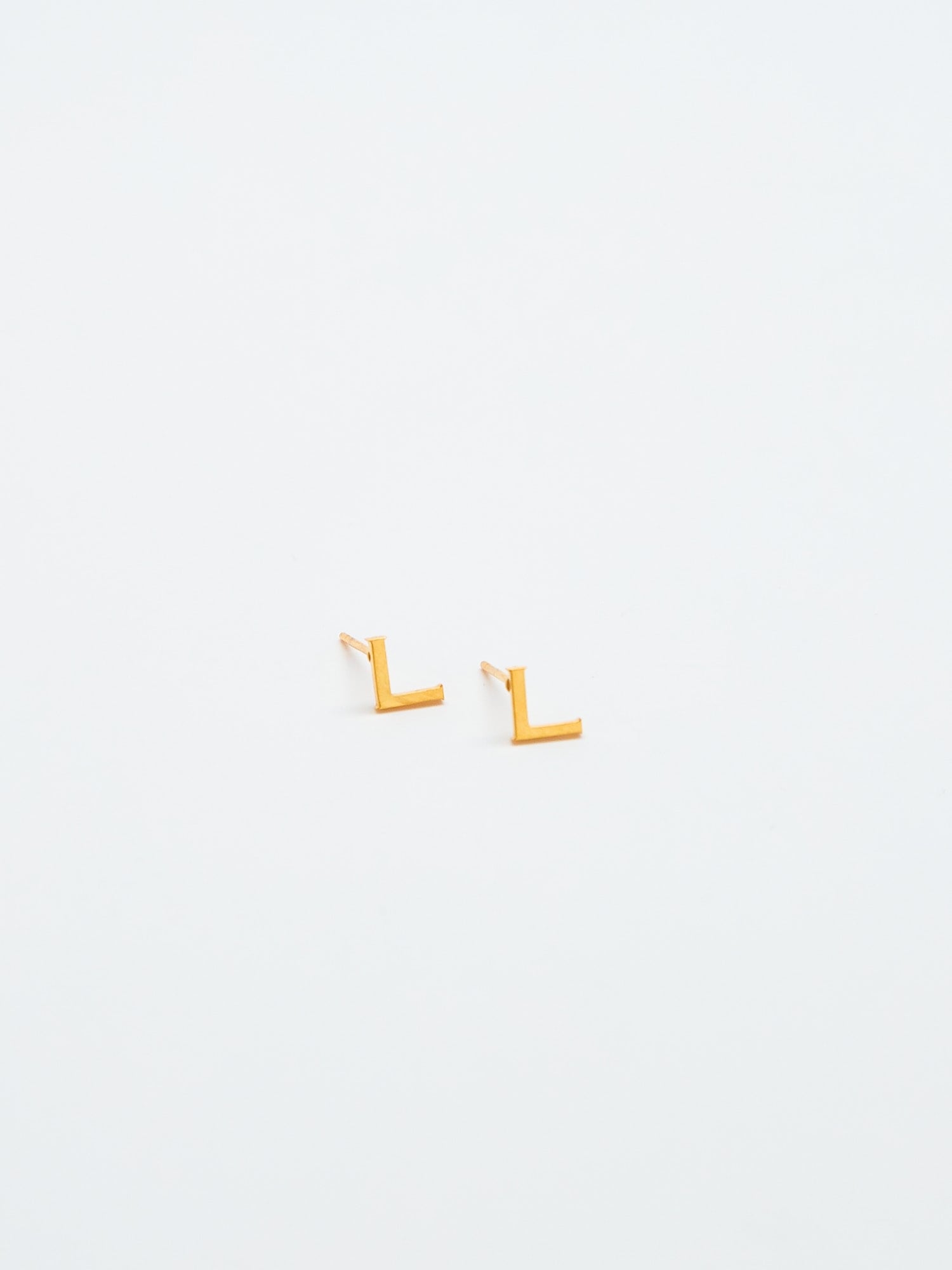 Gap Gold Initial Earrings