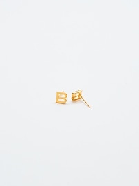 Image number 2 showing, Admiral Row Gold Initial Earrings
