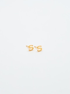 Gold Initial Earrings