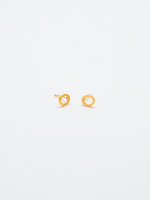 Admiral Row Gold Initial Earrings