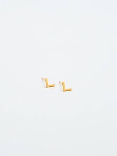 Gold Initial Earrings