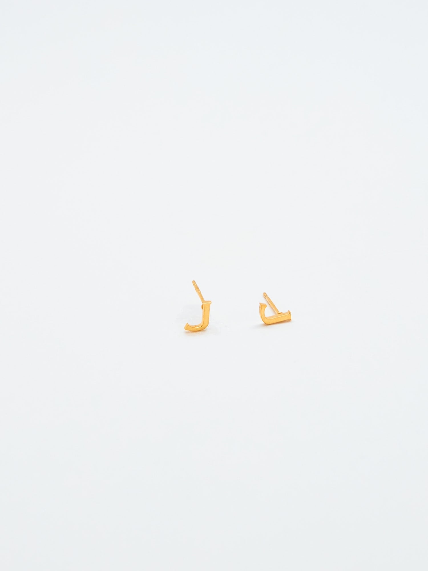 Gap Gold Initial Earrings