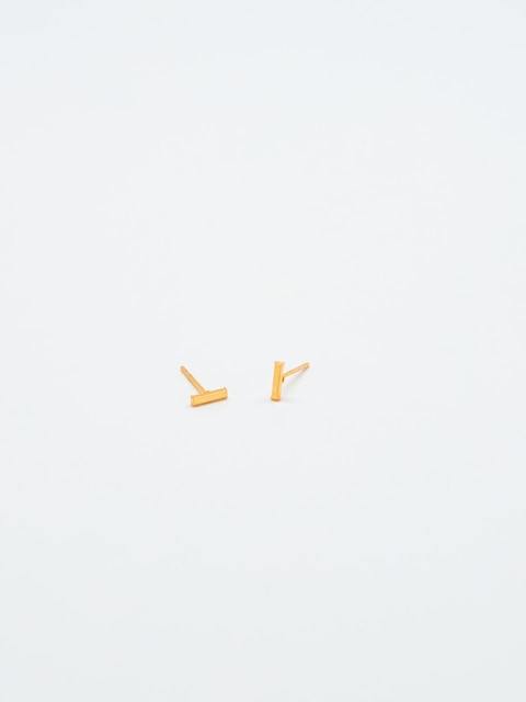 Admiral Row Gold Initial Earrings