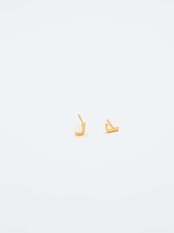 Gold Initial Earrings