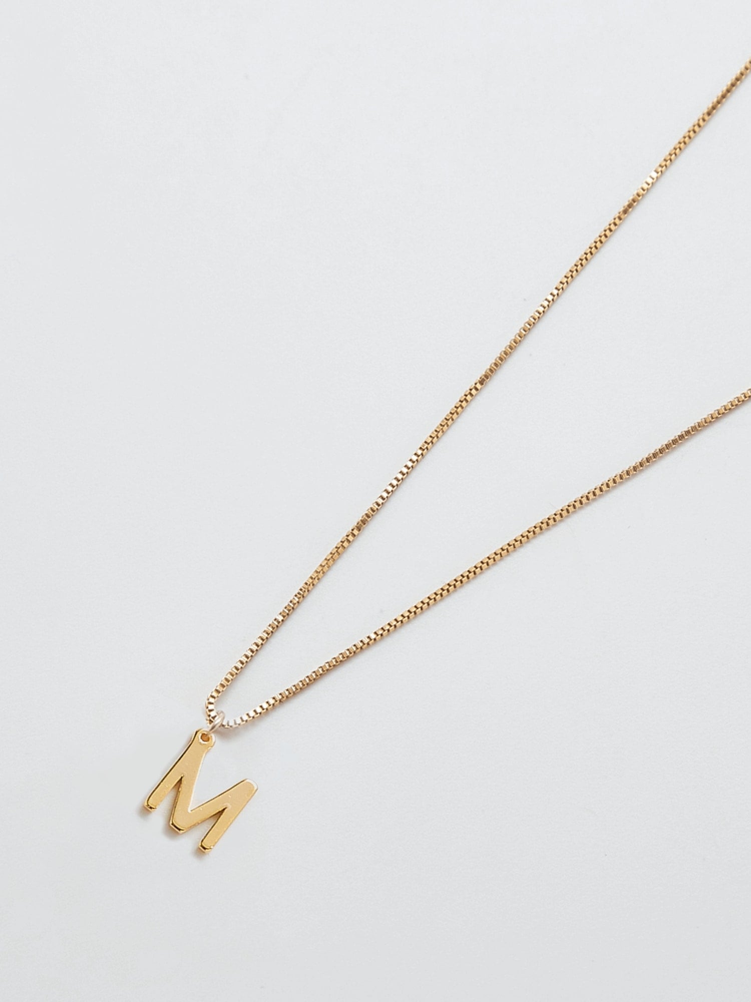 Gap Gold Dainty Initial Necklace