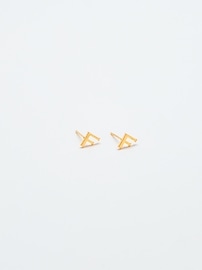 Image number 1 showing, Admiral Row Gold Initial Earrings
