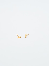 Image number 1 showing, Admiral Row Gold Initial Earrings