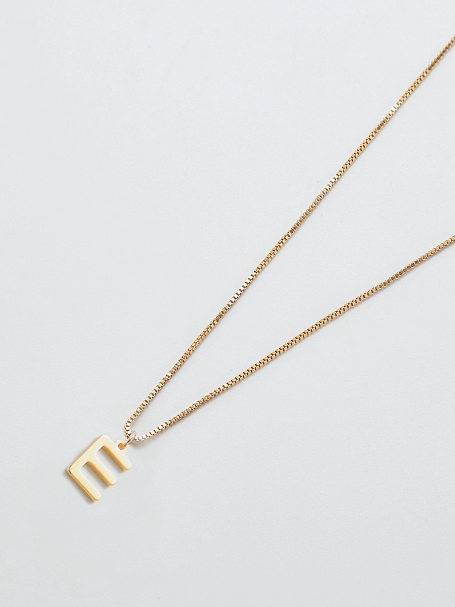 Gap Gold Dainty Initial Necklace