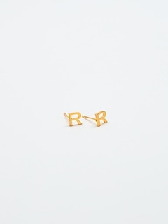 Gold Initial Earrings