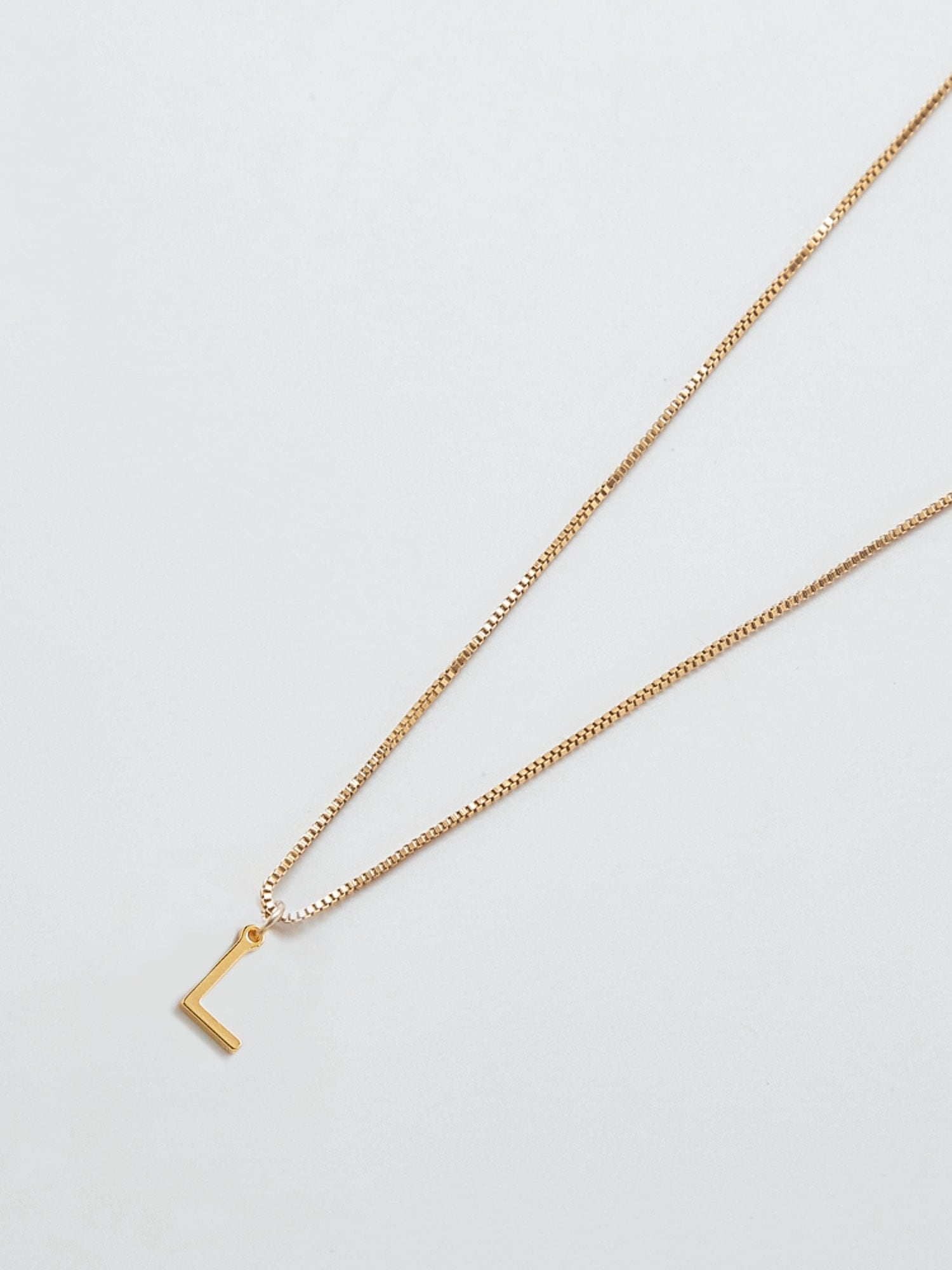 Gap Gold Dainty Initial Necklace