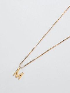 Gold Dainty Initial Necklace