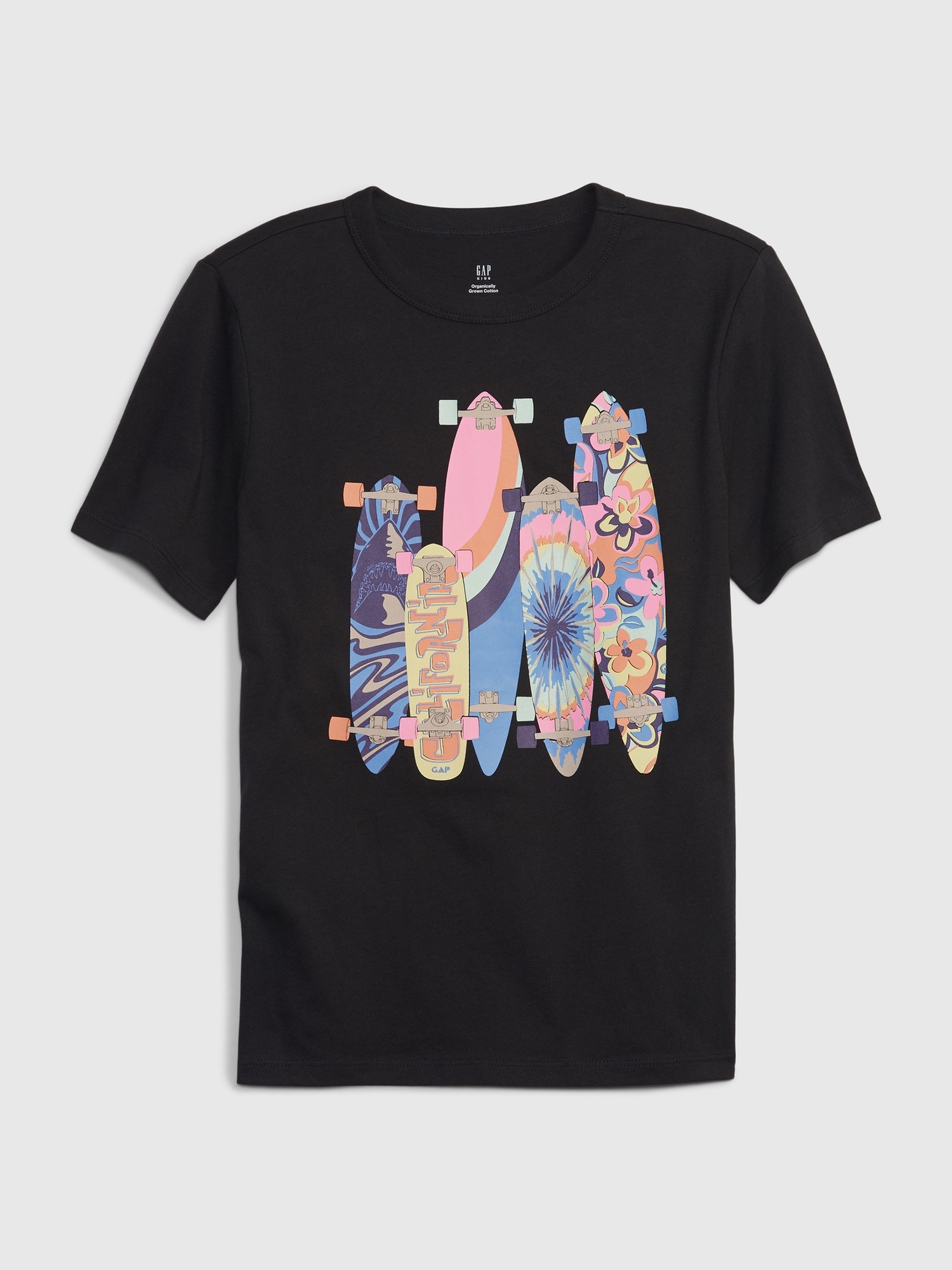 Gap Kids 100% Organic Cotton Graphic T-Shirt black. 1 Gap Kids 100% Organic Cotton Graphic T-Shirt black. 1