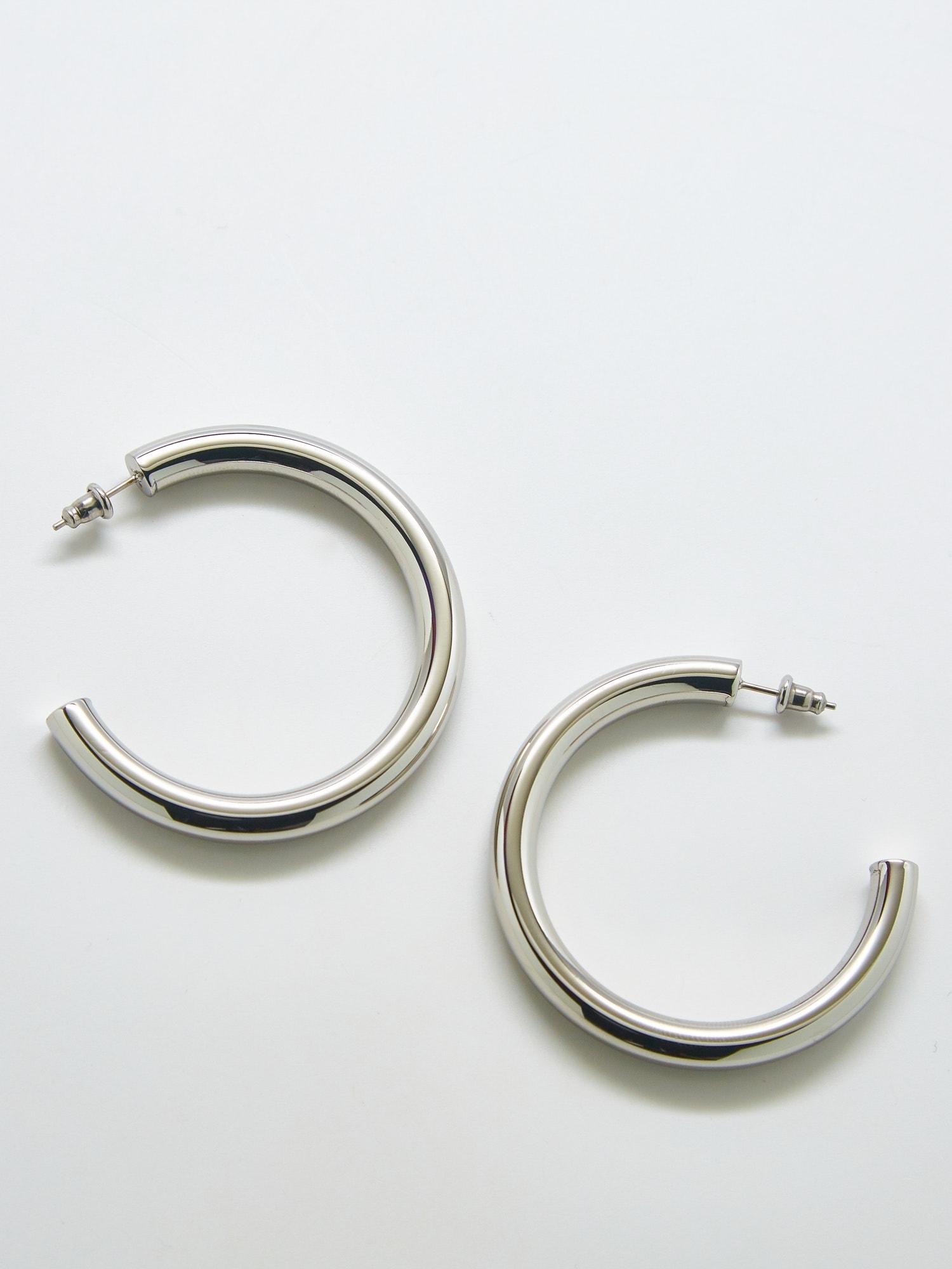 Medium Silver Hoop Earrings | Gap